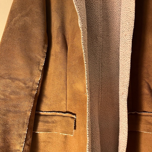 Velvet / Brown Trench Coat - Picture 3 of 6